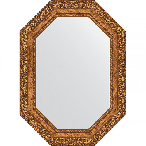 Зеркало Evoform Octagon 55x75 BY 7145 в багетной раме - Виньетка бронзовая 85 мм стекло