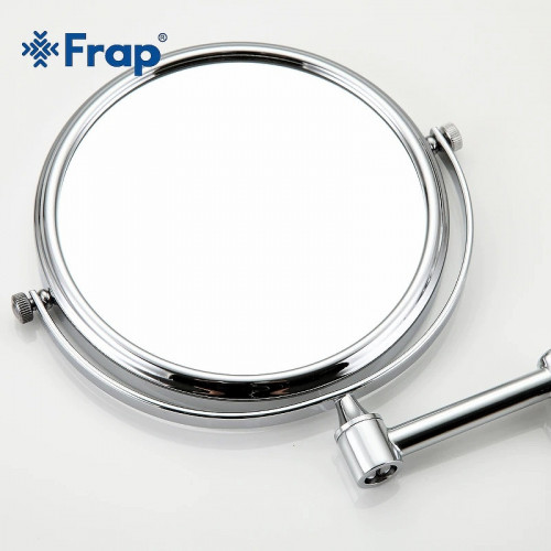 Косметическое зеркало Frap F6108 с увеличением Хром