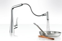 Смеситель для кухни Hansgrohe Metris 14820000 Хром латунь