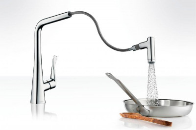 Смеситель для кухни Hansgrohe Metris 14820000 Хром латунь