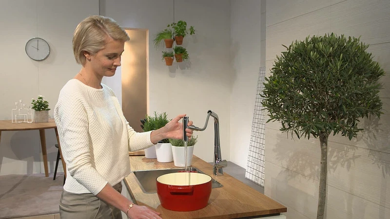 Смеситель для кухни Hansgrohe Metris 14820000 Хром латунь