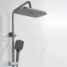 Душевая система Shevanik S4036T цвет Оружейная сталь