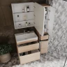 Тумба под раковину Style Line Атлантика 70 Люкс Plus СС-00002344 Ясень перламутр МДФ / ЛДСП