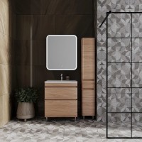 Тумба под раковину Style Line Атлантика 70 Люкс Plus СС-00002344 Ясень перламутр МДФ / ЛДСП