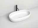 Раковина-чаша Salini Luce 70 110721M Белая матовая искусственный камень (литьевой мрамор) накладная