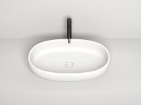 Раковина-чаша Salini Luce 70 110721M Белая матовая искусственный камень (литьевой мрамор) накладная