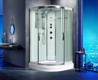 Душевая кабина WeltWasser WW500 Emmer 12015 120x120 10000003287 профиль Хром стекло прозрачное