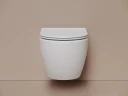 Унитаз подвесной Ceramicanova Метрополь (Metropol) CN4002TMW цвет Белый матовый с сиденьем Микролифт