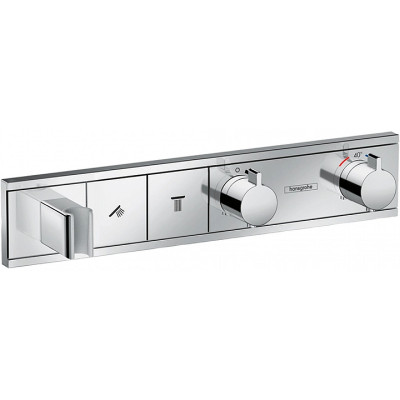 Смеситель для душа Hansgrohe RainSelect 15355000 с термостатом Хром латунь встраиваемый