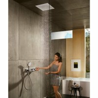 Смеситель для душа Hansgrohe RainSelect 15355000 с термостатом Хром латунь встраиваемый термостатический
