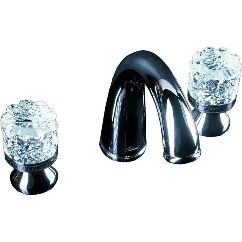 Смеситель для раковины Boheme Crystal 277-CRST/2 Хром латунь