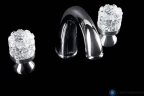 Смеситель для раковины Boheme Crystal 277-CRST/2 Хром латунь