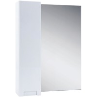 Зеркало со шкафом Bellezza Пегас 60 L 4610409002015 Белое МДФ / ЛДСП, стекло