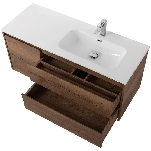 Тумба под раковину BelBagno Kraft 100 R KRAFT-1000-2C-1A-SO-RT-R подвесная Rovere Tabacco МДФ / ЛДСП