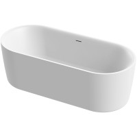 Акриловая ванна Cezares Metauro 180x80 METAURO-INT-Central-180-80-60-W-MATT Белая матовая без гидромассажа