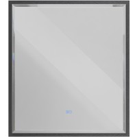 Зеркало Cezares Interni 100 CZR-SPC-INT-1000-900-LED-TCH-WARM-TIT с подсветкой Титан с сенсорным выключателем и подогревом МДФ / ЛДСП, стекло