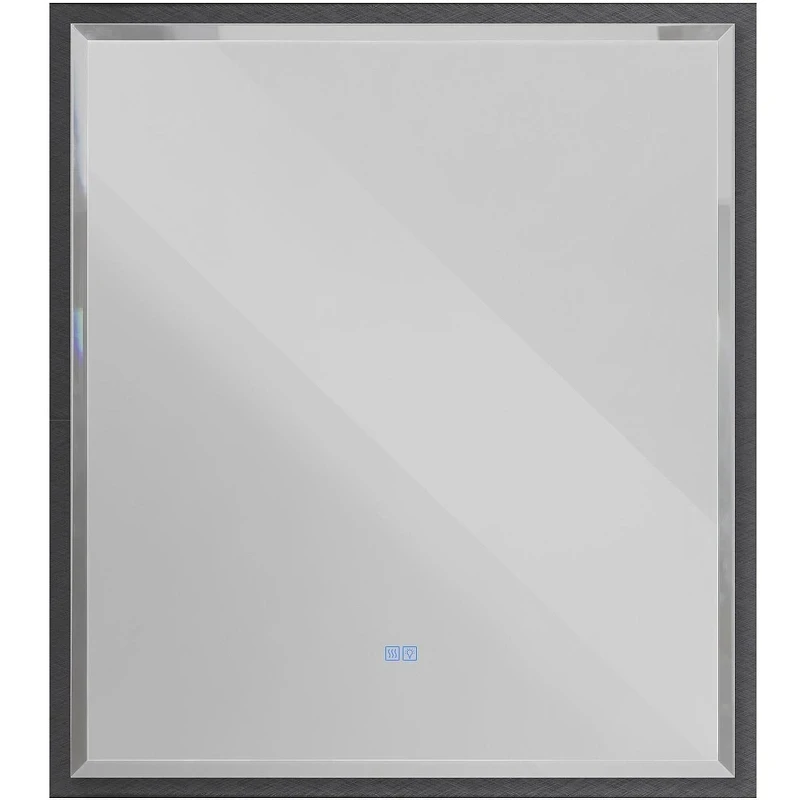 Зеркало Cezares Interni 100 CZR-SPC-INT-1000-900-LED-TCH-WARM-TIT с подсветкой Титан с сенсорным выключателем и подогревом МДФ / ЛДСП, стекло