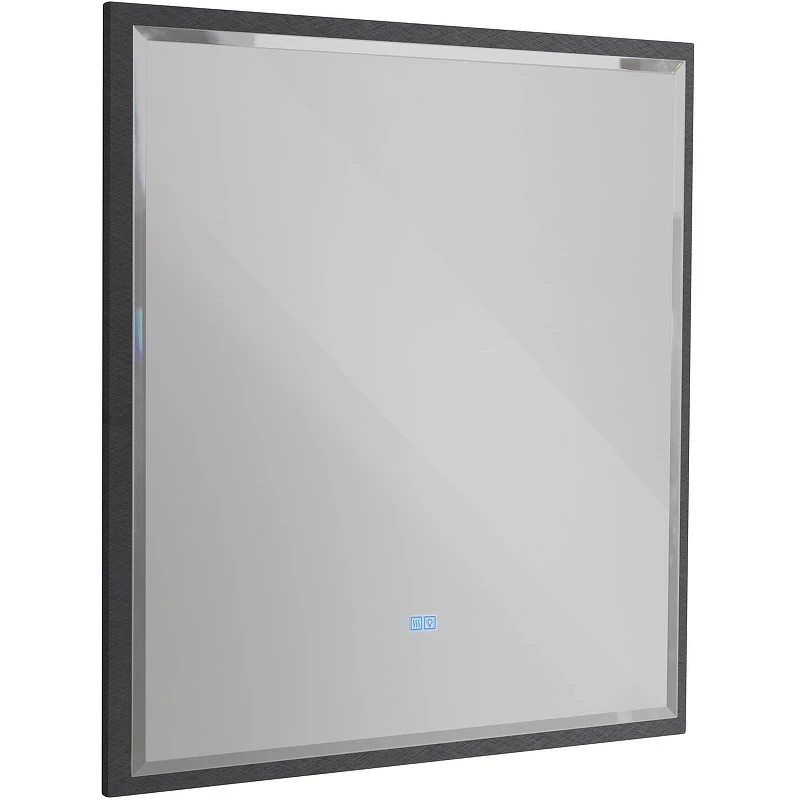 Зеркало Cezares Interni 100 CZR-SPC-INT-1000-900-LED-TCH-WARM-TIT с подсветкой Титан с сенсорным выключателем и подогревом МДФ / ЛДСП, стекло
