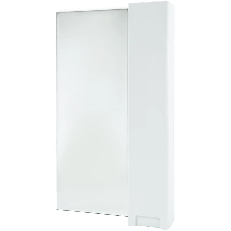 Зеркало со шкафом Bellezza Пегас 50 R 4610406021019 Белое МДФ / ЛДСП, стекло