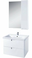 Зеркало со шкафом Bellezza Пегас 50 R 4610406021019 Белое МДФ / ЛДСП, стекло
