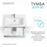 Тумба под раковину Aquaton Хоуп 80 1A287301HP2B0 подвесная Белая матовая МДФ / ЛДСП