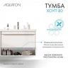 Тумба под раковину Aquaton Хоуп 80 1A287301HP2B0 подвесная Белая матовая МДФ / ЛДСП