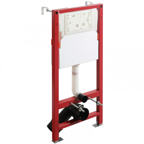 Инсталляция Agger ACC500+APB0244 для унитаза с Черной матовой клавишей смыва пластик