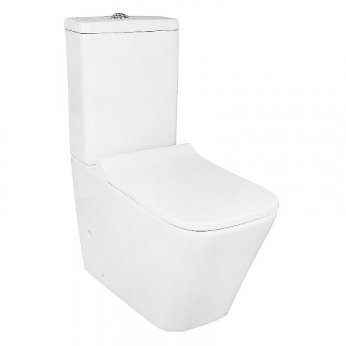 Унитаз компакт Azario Quadro AZ-2175-1 цвет Белый