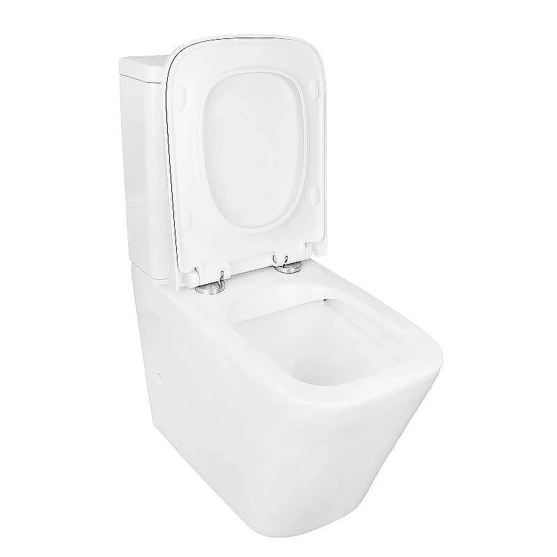 Унитаз компакт Azario Quadro AZ-2175-1 цвет Белый