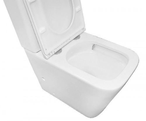 Унитаз компакт Azario Quadro AZ-2175-1 цвет Белый