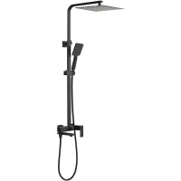 Душевая система Frap F24802-16 цвет Черный матовый