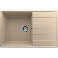 Кухонная мойка Ulgran Quartz Prima 780-03 Десерт искусственный камень (литьевой мрамор) встраиваемый
