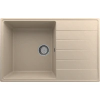 Кухонная мойка Ulgran Quartz Prima 780-03 Десерт искусственный камень (литьевой мрамор) встраиваемый