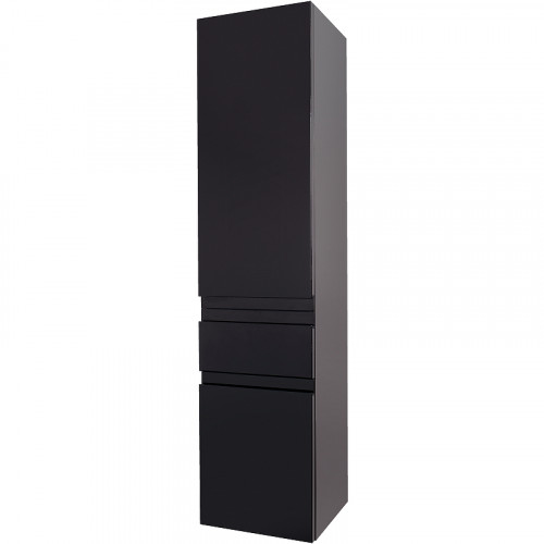 Шкаф пенал Jacob Delafon Madeleine 35 L EB2069G-J53 подвесной Черный матовый МДФ / ЛДСП