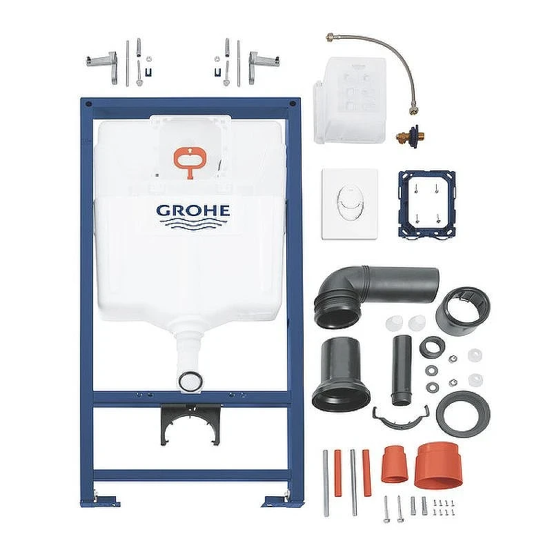 Инсталляция для унитаза Grohe Rapid SL 38722001 с Белой клавишей смыва