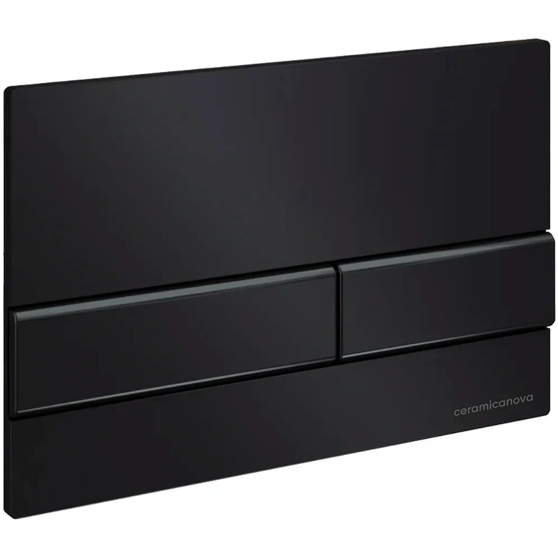Комплект унитаза с инсталляцией Ceramicanova Metropol CN4002MB_1002B_1000 с сиденьем Микролифт и Черной матовой клавишей смыва фарфор подвесной