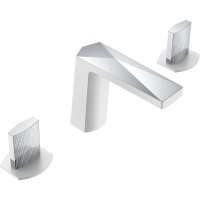 Смеситель для раковины Boheme Venturo 150-WCR-TOUCH Белый Хром латунь