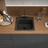 Смеситель для кухни Reflexion Lago RX9903BL цвет Оружейная сталь