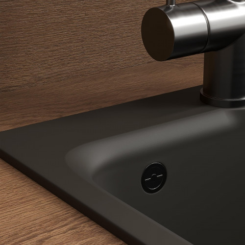 Смеситель для кухни Reflexion Lago RX9903BL цвет Оружейная сталь