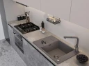 Кухонная мойка Emar Quartz 78 EMQ-1780.Q цвет Алмаз