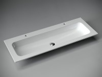 Раковина Ceramicanova Grace 120 CN7016 Белая фарфор полувстраиваемая