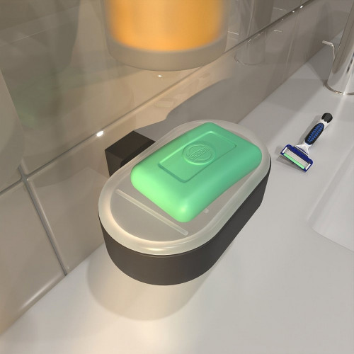 Мыльница Altasan Лотос ЛТ30ЧМ Черная матовая