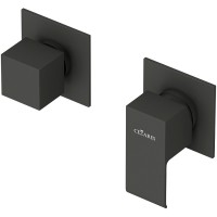 Смеситель для душа Cezares Porta PORTA-VDIM3-M-NOP Черный матовый латунь встраиваемый