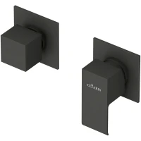Смеситель для душа Cezares Porta PORTA-VDIM3-M-NOP Черный матовый латунь встраиваемый