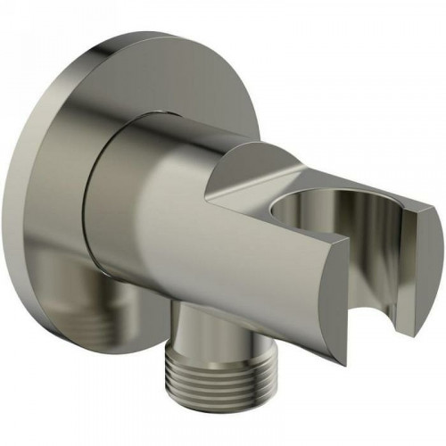 Шланговое подключение Ideal Standard Ideal Rain BC807GN Silver Storm латунь на стену