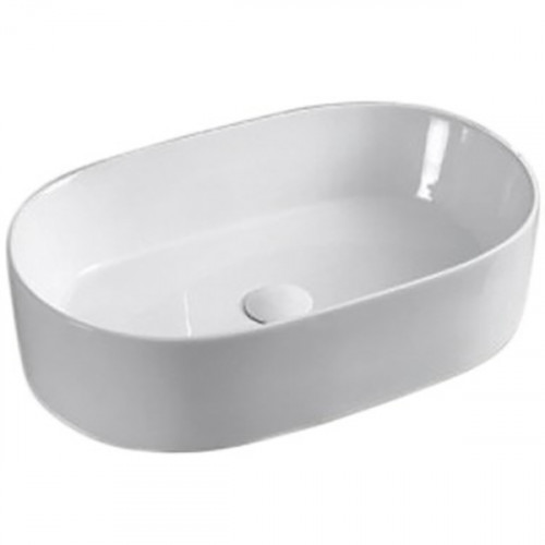 Раковина-чаша CeramaLux 56 9025-1 Белая фаянс накладная