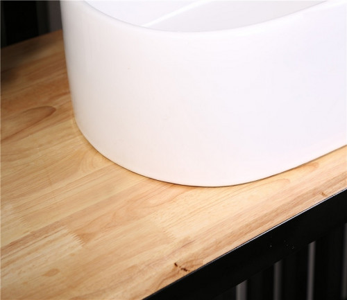 Раковина-чаша CeramaLux 56 9025-1 Белая фаянс накладная