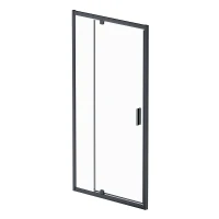Душевая дверь AM.PM Gem 100 W90G-100-1P-BT профиль Черный матовый стекло прозрачное