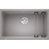 Кухонная мойка Blanco Etagon 700-U Silgranit 525169 Алюметаллик искусственный камень (литьевой мрамор) встраиваемый