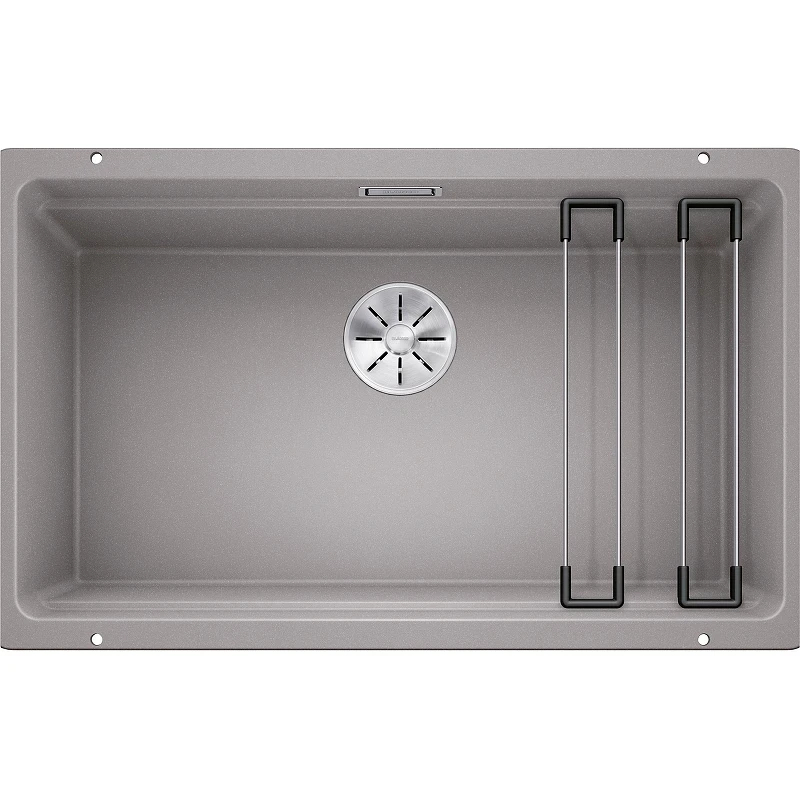 Кухонная мойка Blanco Etagon 700-U Silgranit 525169 Алюметаллик искусственный камень (литьевой мрамор) встраиваемый